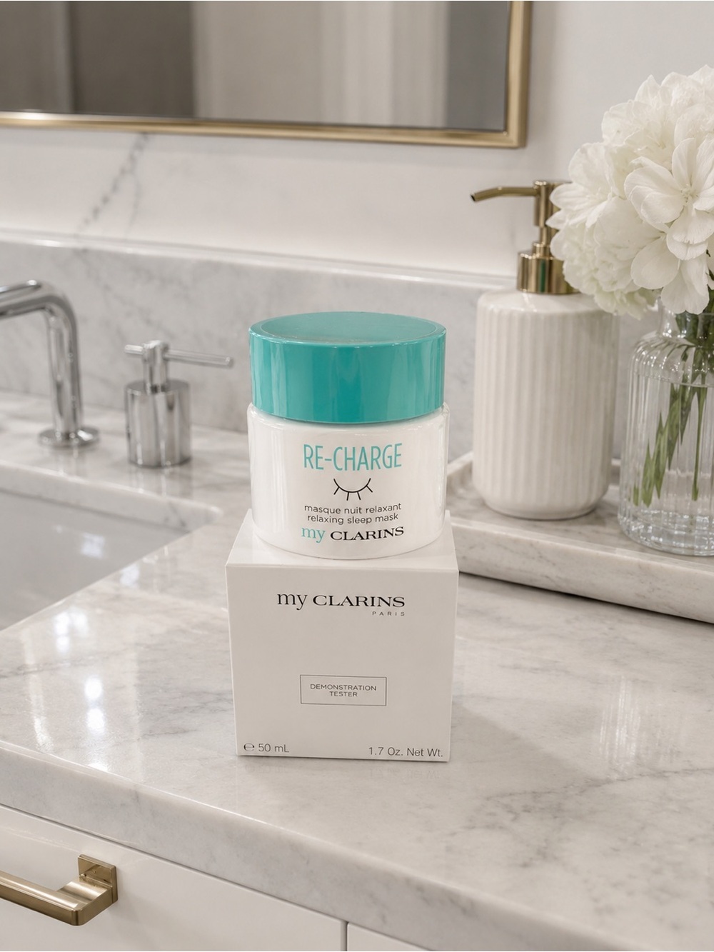 My Clarins RE-CHARGE Sleep Mask - 50ML Sealed in the Box!